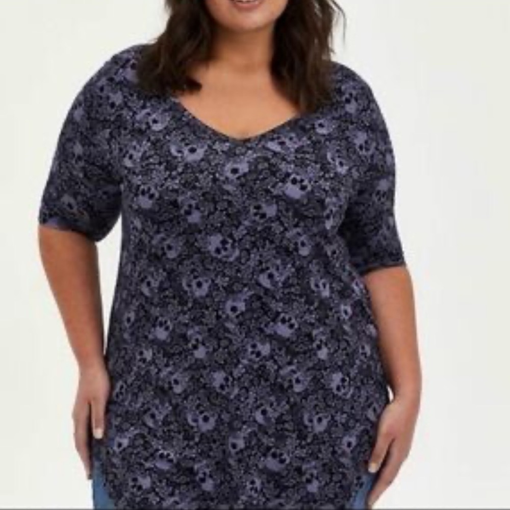 TORRID Super Soft Skull Tee